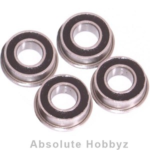 AHZ R/C Flanged Dual Rubber Shield Bearings 4x8x3mm (4pcs)