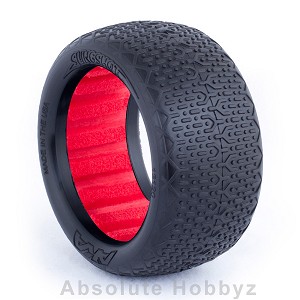 AKA Racing 1:10 Buggy Evo Typo Rear (Clay) W/ Red Insert (1pr)