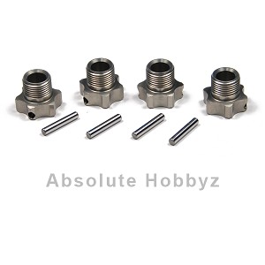GHEA Racing Products Team Associated RC8.2 Lightened Wheel Hexes with Pins (4)
