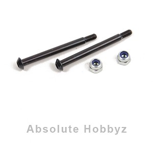 GHEA Racing Products C4.2 Hardened Steel Front Outer Captured Hinge Pins w/Nuts