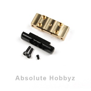 GHEA Racing Products B5/B5M Front Brass Bulkhead w/Delrin Brace (43gm-25/30 Deg)