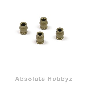 GHEA Racing Products Mugen MBX7 Hard Anodized Lower Shock Ball Kit (4)