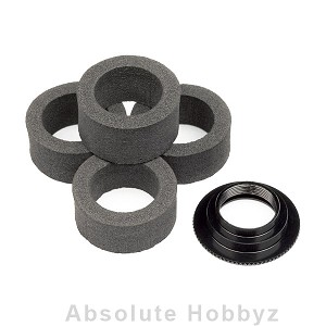 HB Racing Servo Saver Foam (4pcs) With Adjustment Nut