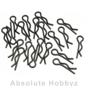HPI Racing Body Clip 8mm Black Hellfire E-Savage (20)