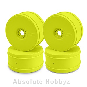 JConcepts 83mm Bullet 1/8th Buggy Wheel (Yellow) (4pcs)