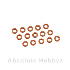 Kyosho Silicone O-Ring(P4/Orange)10Pcs