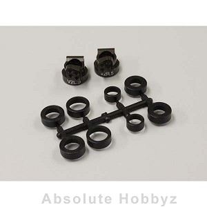 Kyosho V2 Aluminum Rear Hub Set (5?/RB6 / ZX / RT / SC)