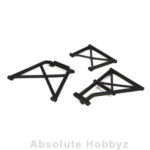 Losi Rear Bumper Brace Set (3): 5IVE-T