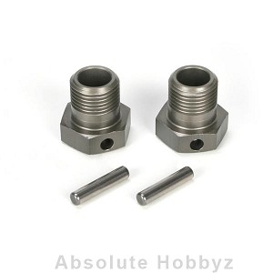 Losi F/R Wheel Hex & Pin (2): 5IVE-T, MINI WRC