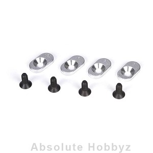 Losi EngineMntInserts&Screws,17.5/58(4):5IVE-T,MINI WRC