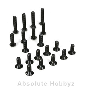 Losi 6mm BH & FH Screw Asst (20): 5IVE-T, MINI WRC