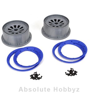 Losi Wheel and Beadlock Set (2): 5IVE-T