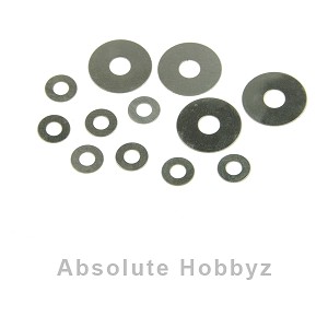 Mugen Diff Gear Washer Set (Ow 3.5X7.5 X 2Pcs)(Ow5X15 X 2Pcs): MTX5