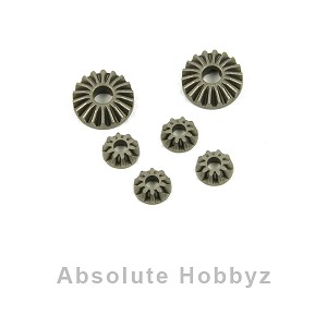 Mugen Diff. Gear Steel 10T (4Pcs) 18T (2Pcs): MTX5