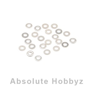 RC Screwz Stainless 3mm Flat Washer - Qty 15