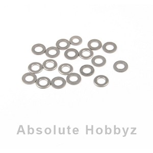 RC Screwz Stainless 5mm Flat Washers - Qty 15