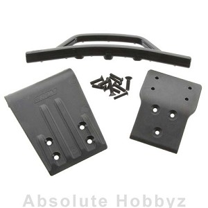 RPM Front Bumper & Skid Plate Black Slash 4X4