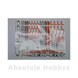 Serpent Decal sheet S411 black-white (2)