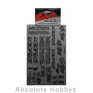 Serpent Decal sheet Spyder black/white (2)