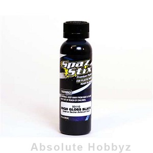 Spaz Stix High Gloss Black  Backer (2oz Bottle)
