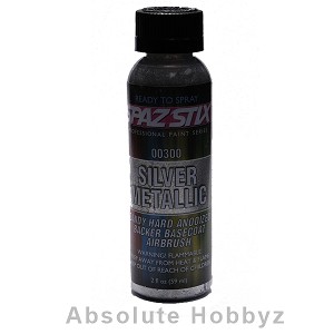 Spaz Stix Metallic Silver  Candy Backer (2oz Bottle)