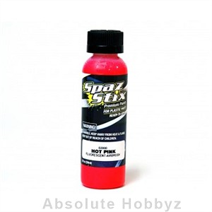 Spaz Stix Hot Pink Fluorescent Airbrush (2oz Bottle)
