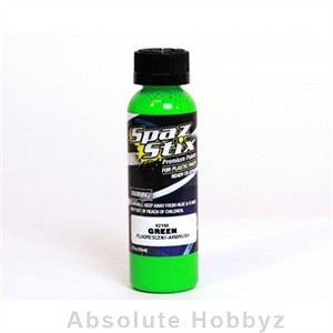 Spaz Stix Green Fluorescent Airbrush (2oz Bottle)