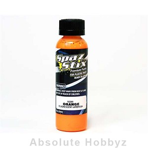Spaz Stix Orange Fluorescent Airbrush (2oz Bottle)