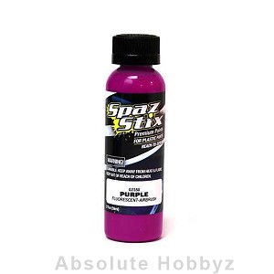 Spaz Stix Purple Fluorescent Airbrush (2oz Bottle)