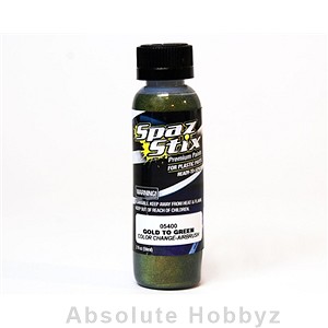 Spaz Stix Color Changing Paint Gold To (2oz Bottle)