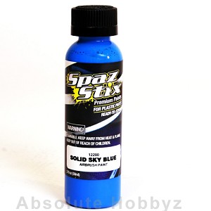 Spaz Stix Solid Sky Blue Airbrush Paint (2oz)