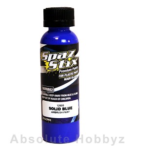 Spaz Stix Solid Blue Airbrush Paint (2oz)