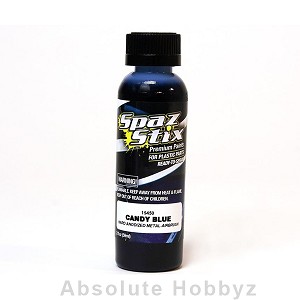Spaz Stix Blue Airbrush Paint Candy Blue (2oz Bottle)