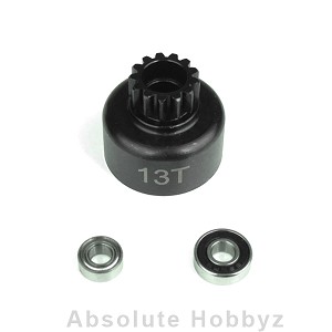 Tekno 1/8th Clutch Bell (Hardened Steel 13T w/bearings)