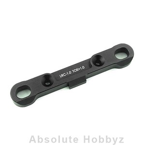 Tekno RC CNC Aluminum Rear-Rear Adjustable Hinge Pin Brace (Gun Metal)