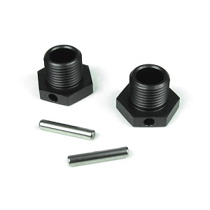Tekno Wheel Hubs (Aluminum, Gunmetal)