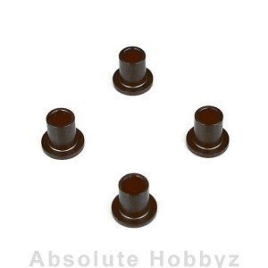 Tekno Spindle Bushings (SCT410, Aluminum, Hard Anodized, 4pcs)