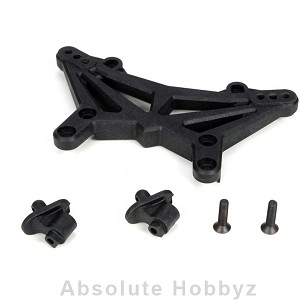 Team Losi Racing Shock Tower & Body Mounts, Front: 22T