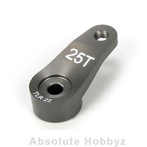 Team Losi Racing Servo Horn, 25T, Aluminum: 22