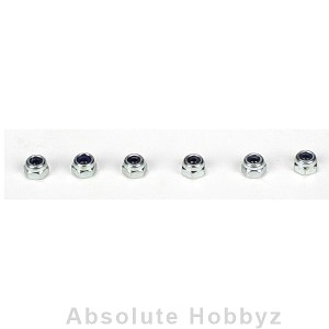 Team Losi Racing Locknut, M2.5 x .45 x 5mm (6)