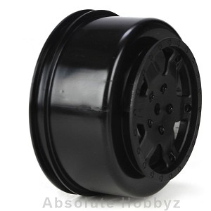 Team Losi Racing Wheel, Black (2): 22SCT