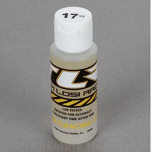 Team Losi Racing Silicone Shock Oil, 17.5 Wt, 2 Oz