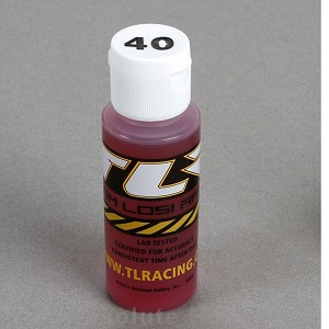 Team Losi Racing Silicone Shock Oil, 40 Wt, 2 Oz