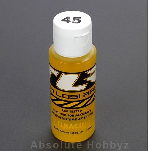 Team Losi Racing Silicone Shock Oil, 45wt, 2oz