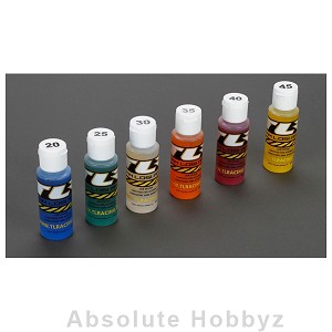 Team Losi Racing Shock Oil 6Pk, 20,25,30,35,40,45, 2oz