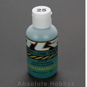 Team Losi Racing Silicone Shock Oil, 25wt, 4oz