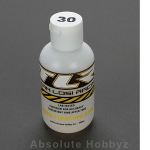 Team Losi Racing Silicone Shock Oil, 30 Wt, 4 Oz