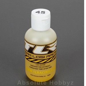 Team Losi Racing Silicone Shock Oil, 45wt, 4oz
