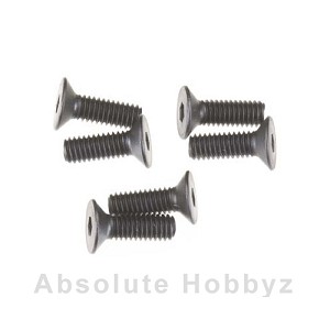 Traxxas Countersunk Machine Hex Drive Screws 4x12mm (6)