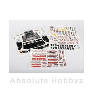 Traxxas Decal Sheet Slash 4X4